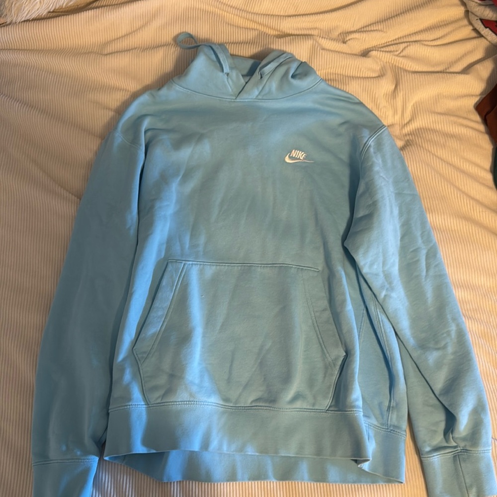 Blue Nike hoodie. Barely worn. Women’s medium
